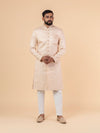 Alabaster Blush Heavy-Embroidered Sherwani