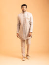Champagne Sand Opulence Indo-Western Set