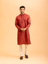 Crimson Heritage Print Kurta