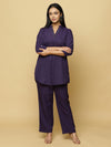 Deep Plum Co-ord Set