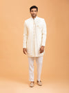 Ivory Pristine Embroidered Indo-Western Set