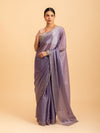Celestial Lilac Shimmer Saree