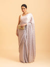 Lavender Starburst Saree