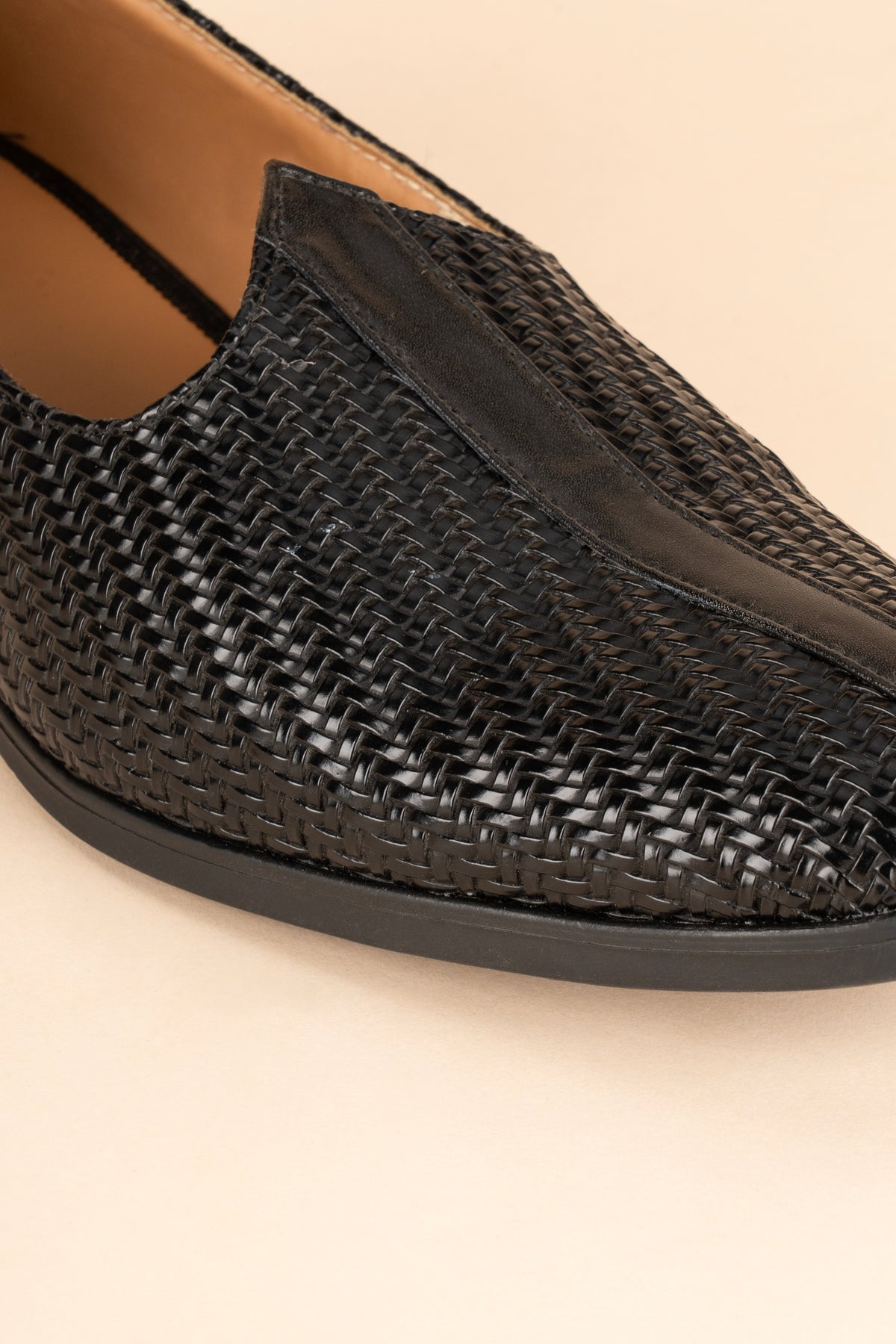 The All-Woven Black Loafer