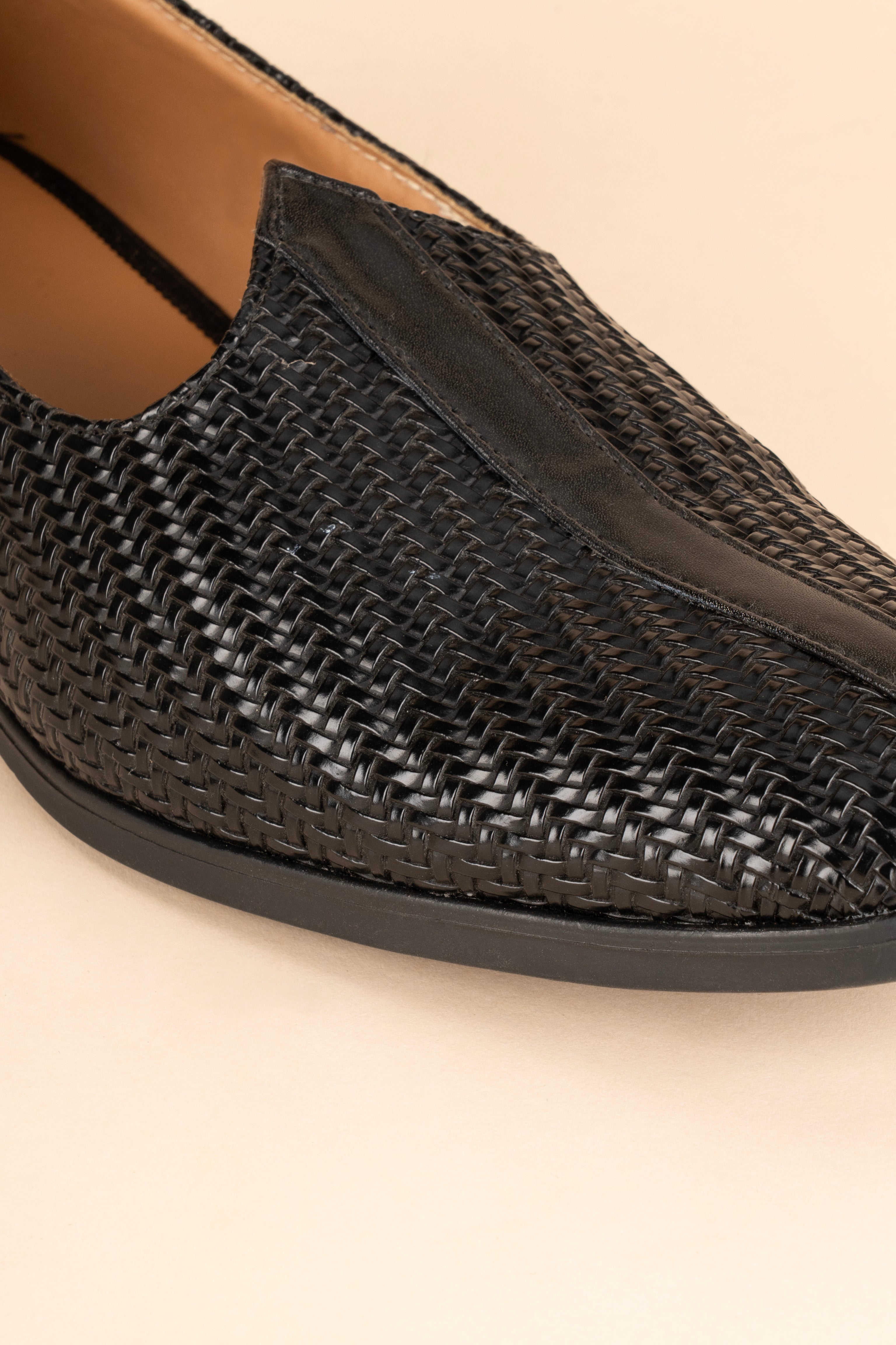 The All-Woven Black Loafer