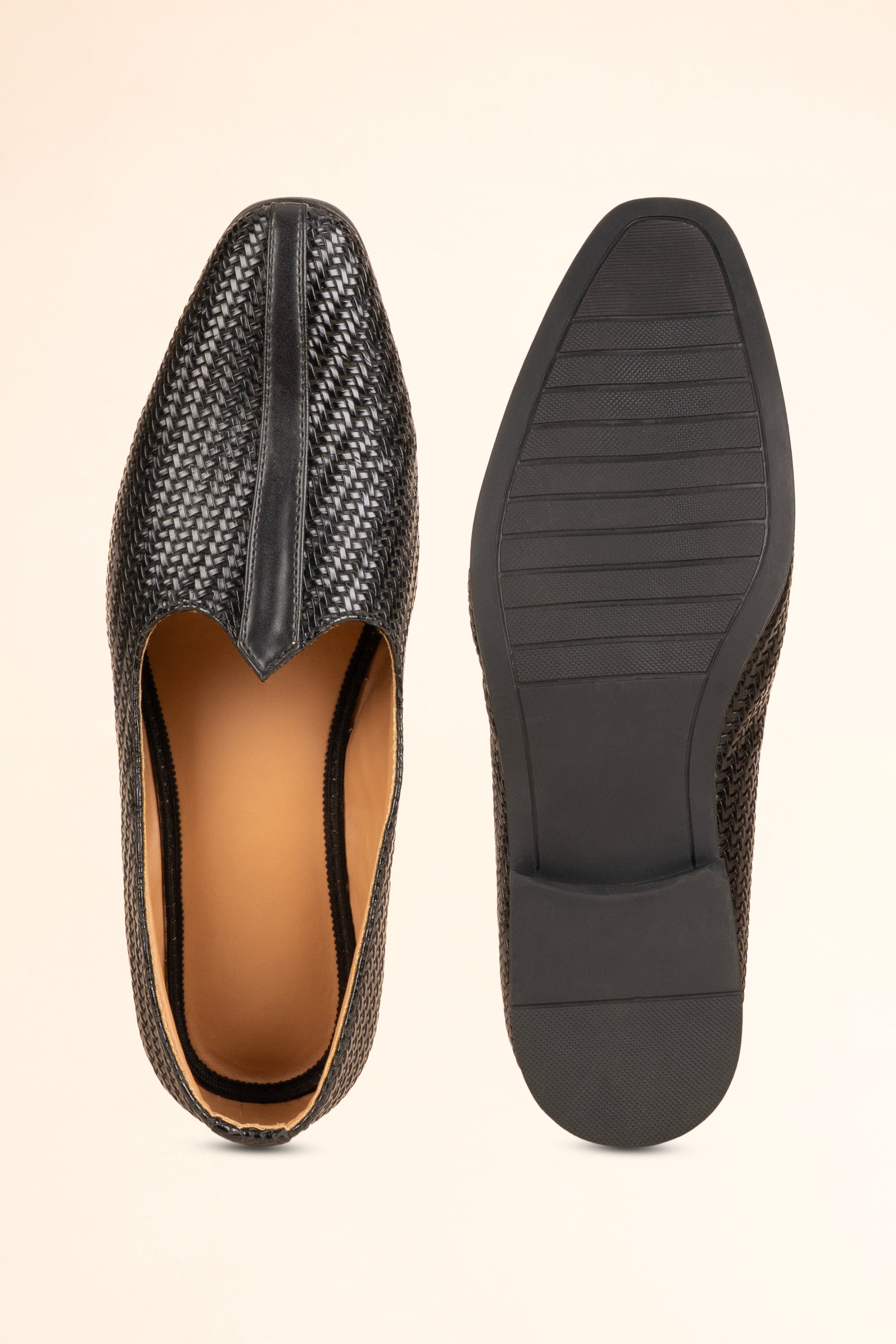 The All-Woven Black Loafer