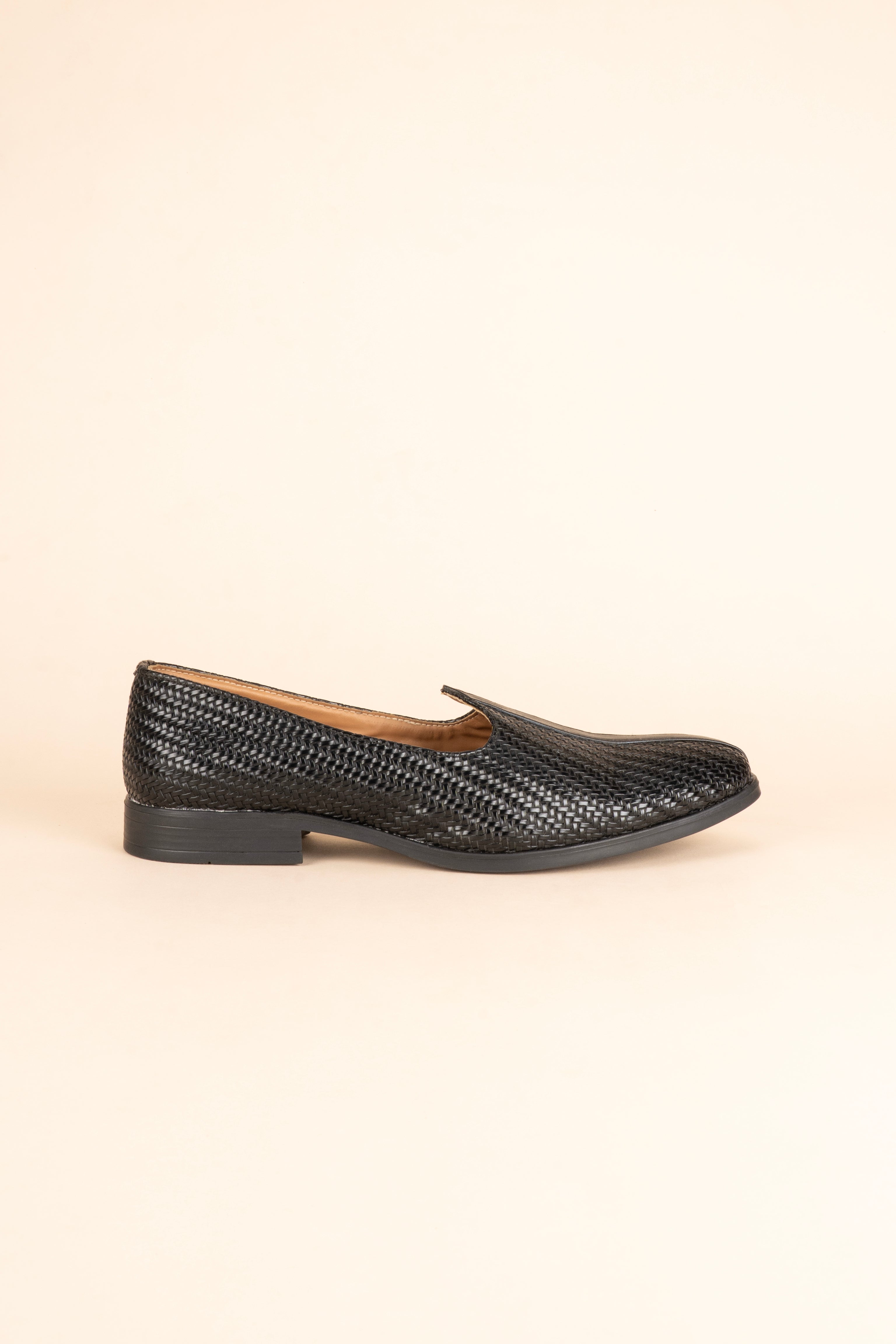 The All-Woven Black Loafer
