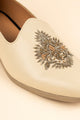 The Zardosi-Embroidered Cream Loafer