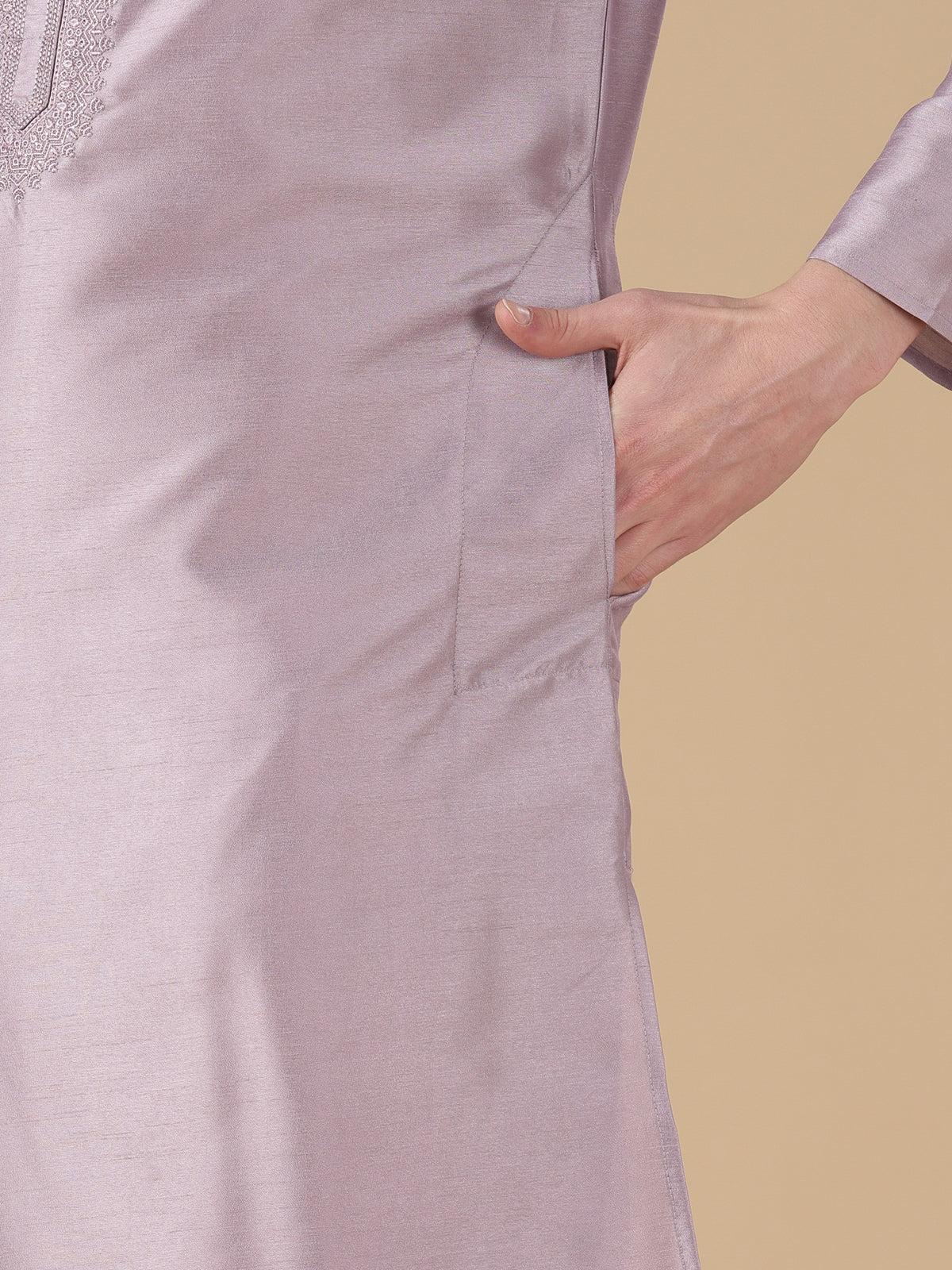 The Lavender Luster Kurta Set