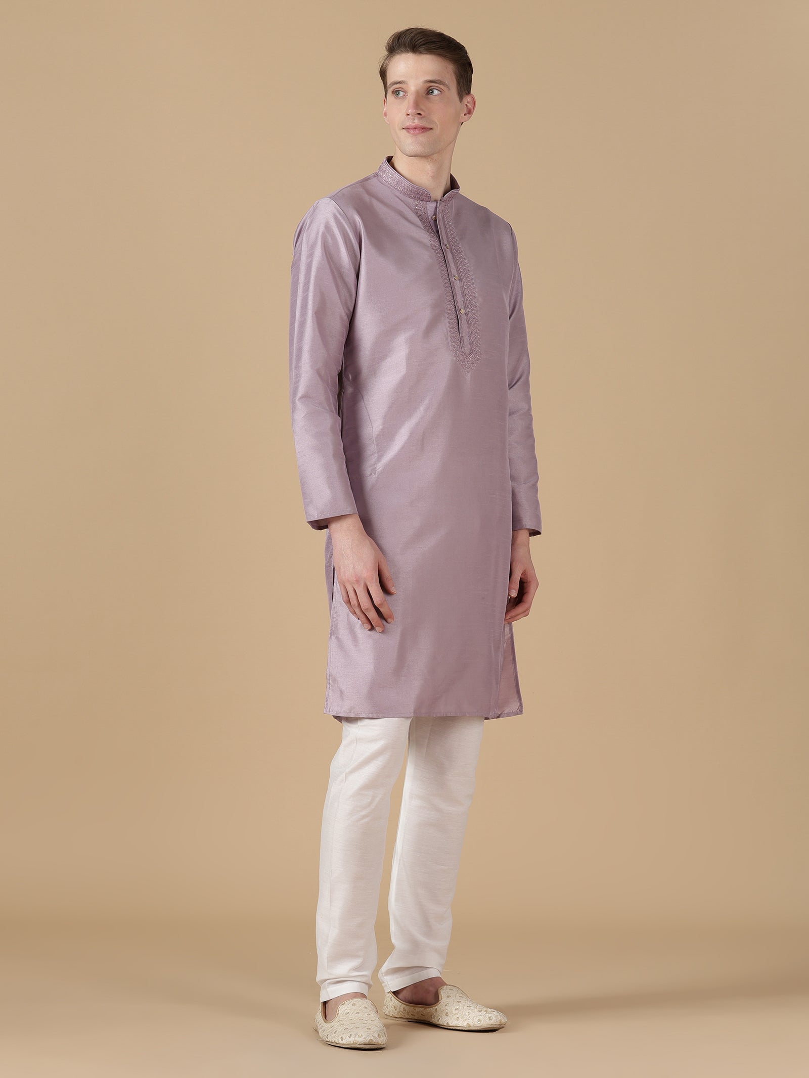 The Lavender Luster Kurta Set