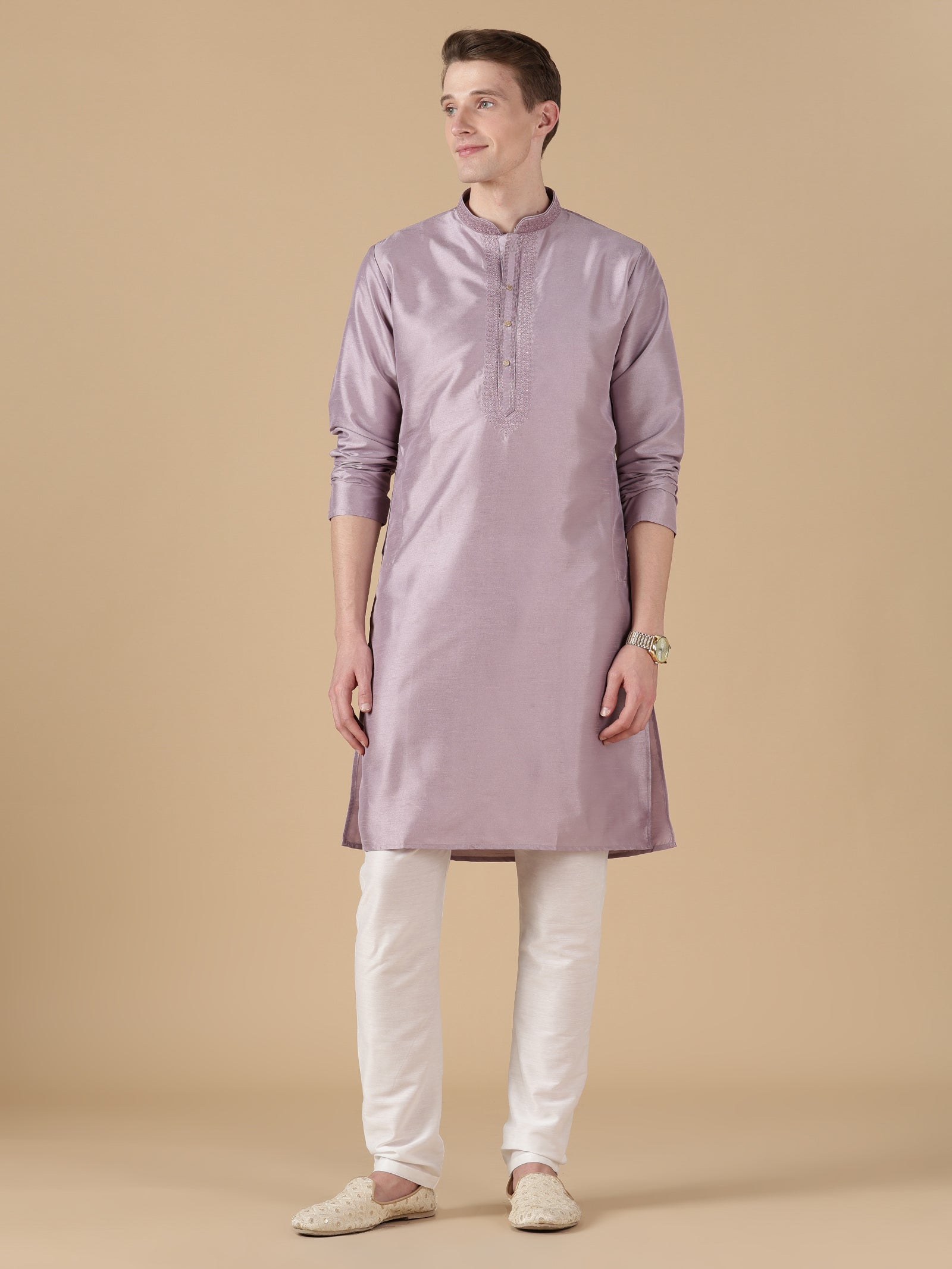 The Lavender Luster Kurta Set