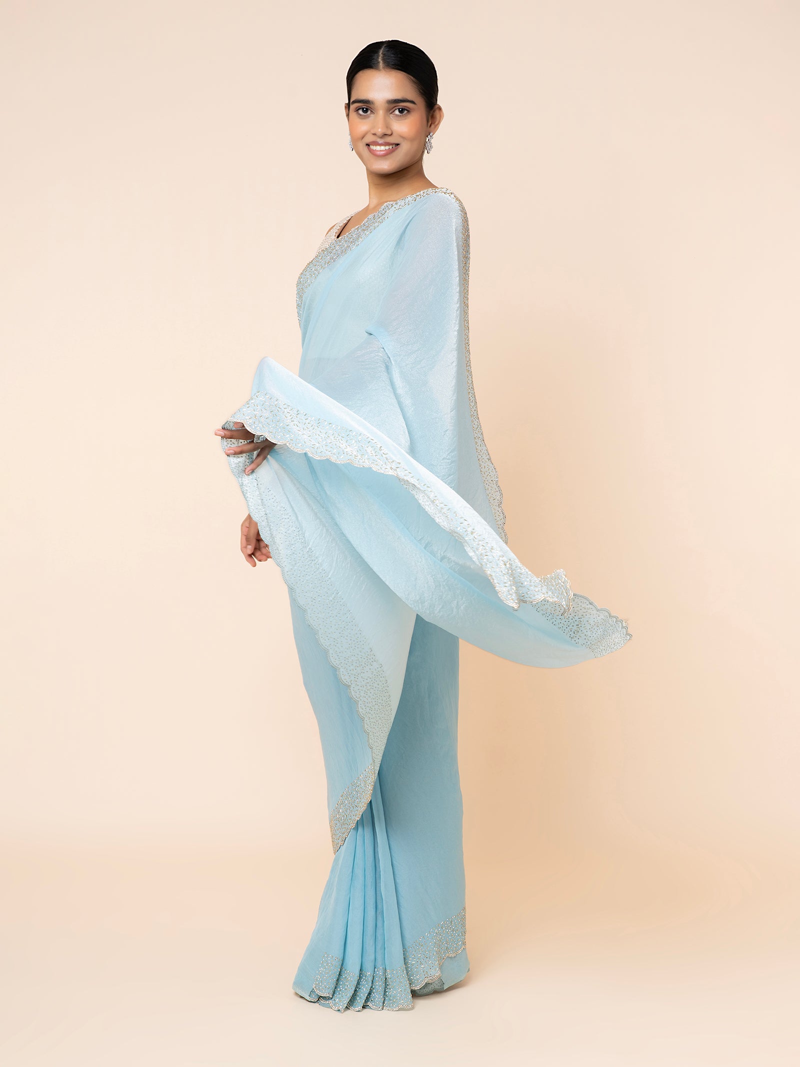 Powder Blue Serenity Saree