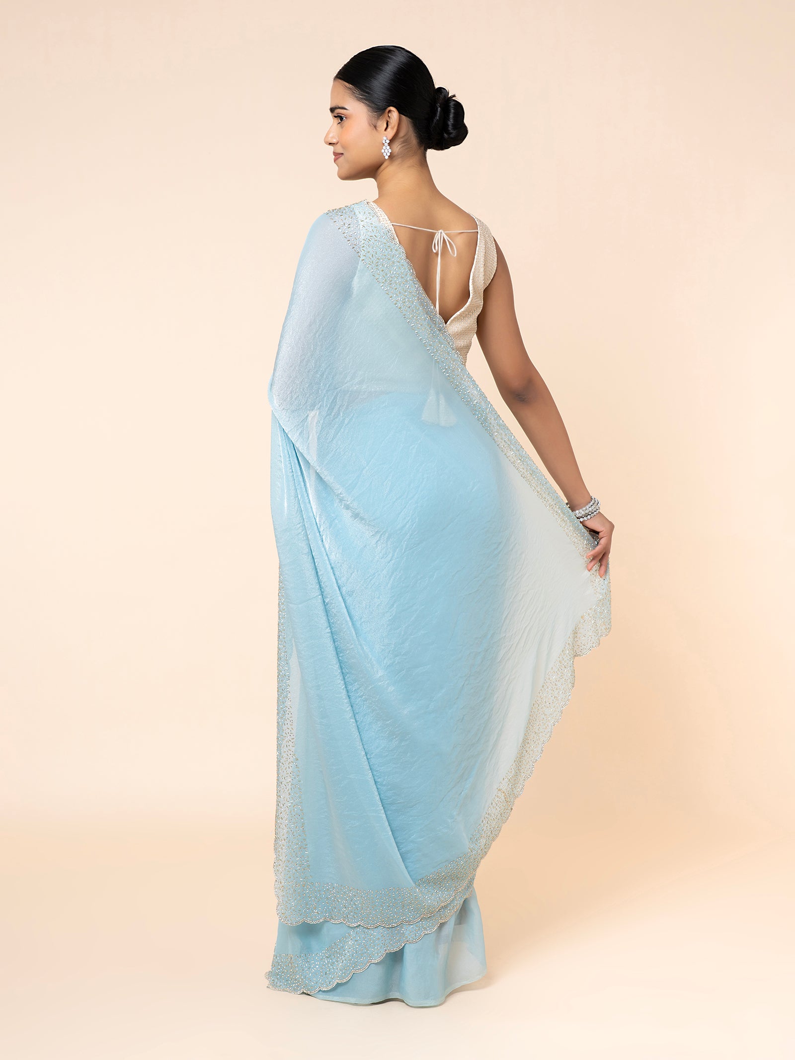 Powder Blue Serenity Saree