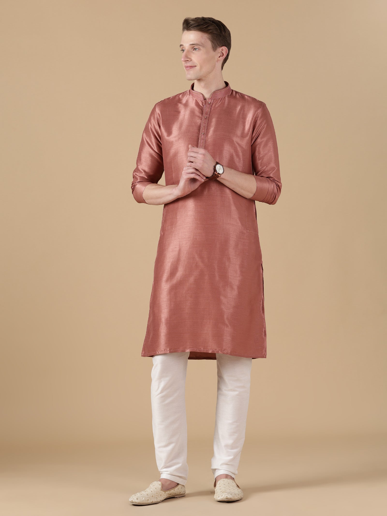 The Rust Horizon Ember Kurta Set