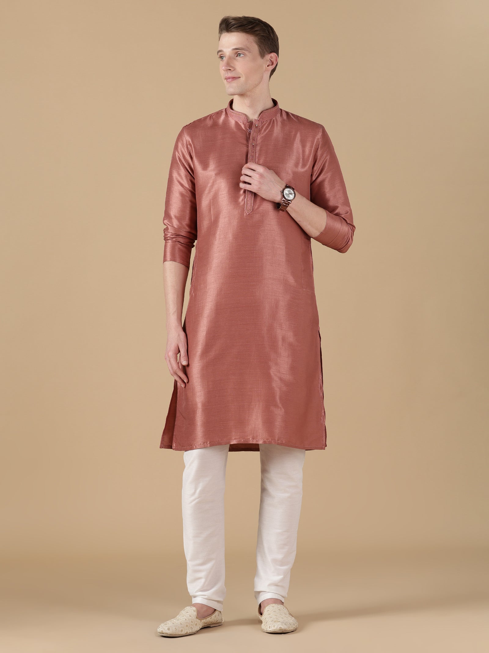 The Rust Horizon Ember Kurta Set