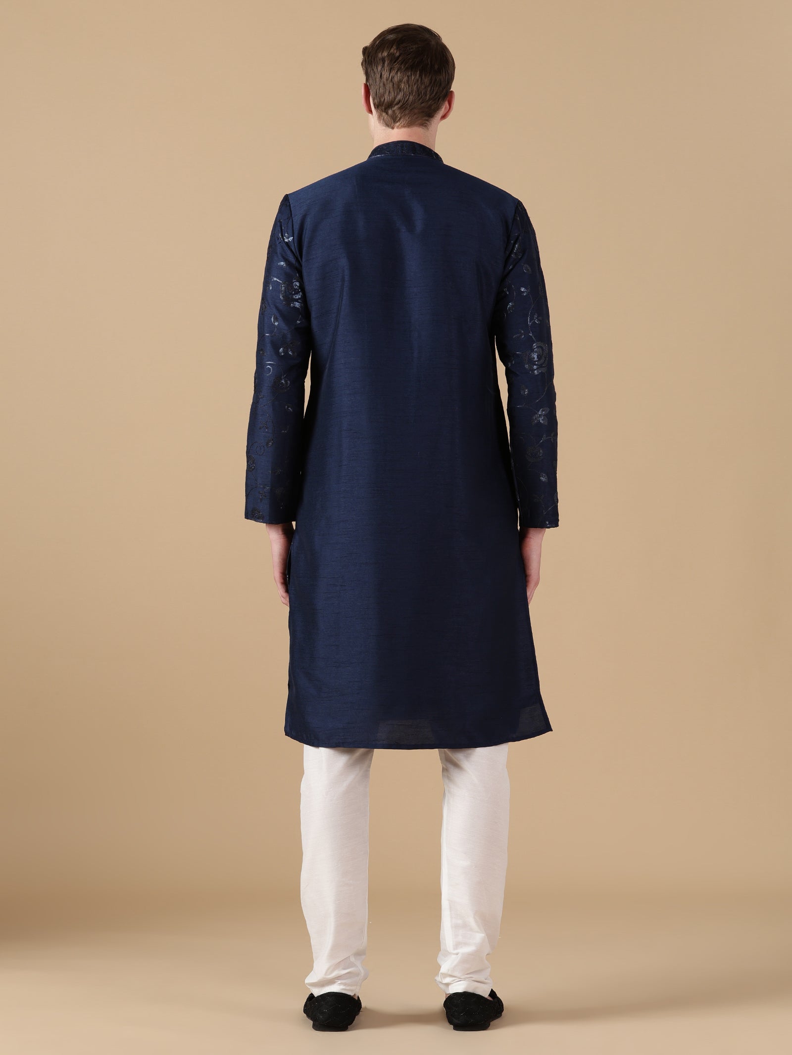 The Midnight Blue Floral Mirage Kurta Set