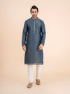 Steel Blue Kurta Set