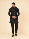 Jet Obsidian Geometric Sparkle Jacket Set