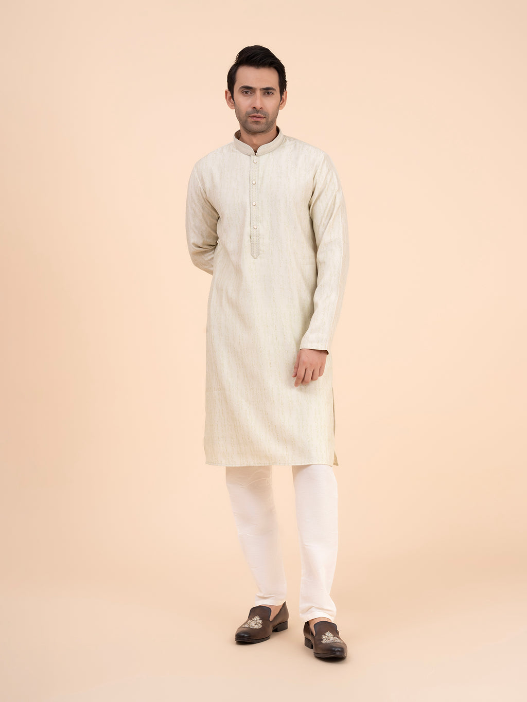 Golden Wheat Kurta Set