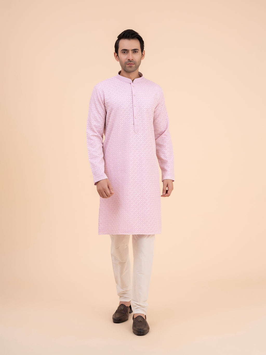 Blush Blossom Kurta Set