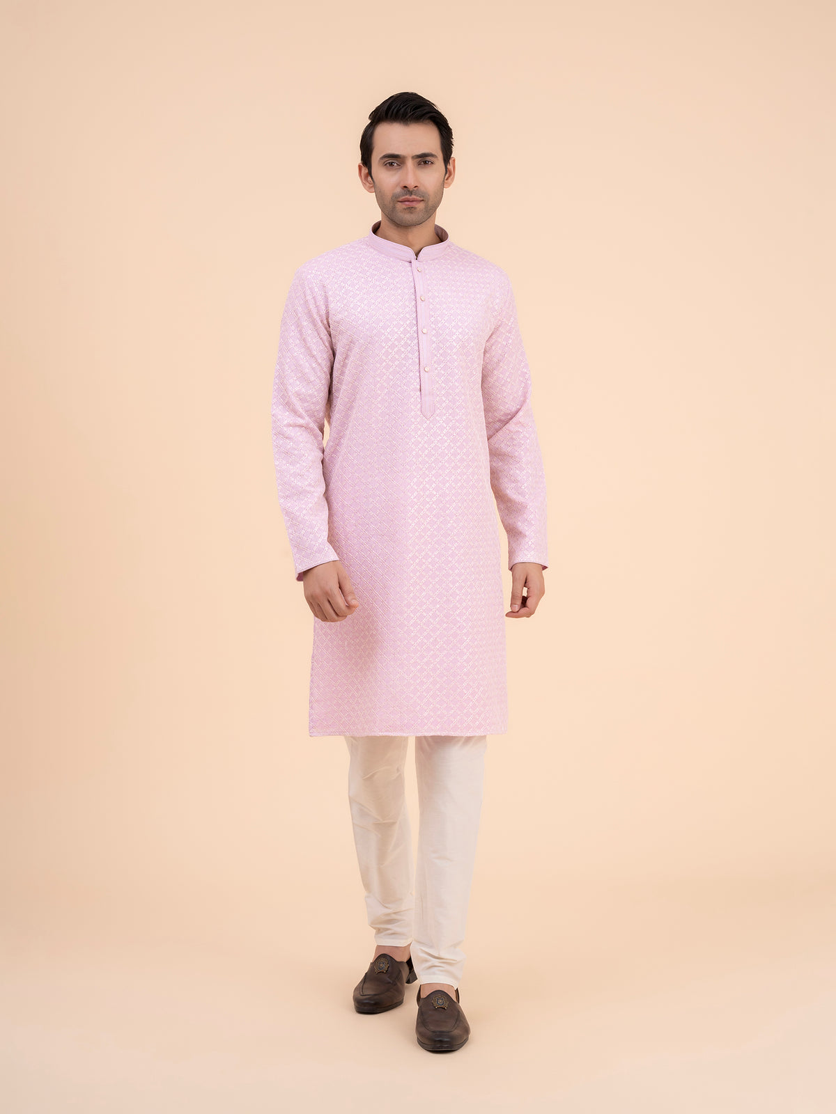 Blush Blossom Kurta Set