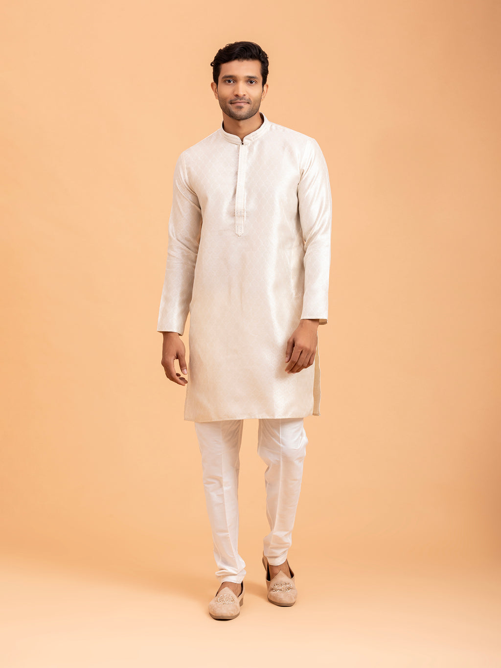 Off White Serenity Kurta Set