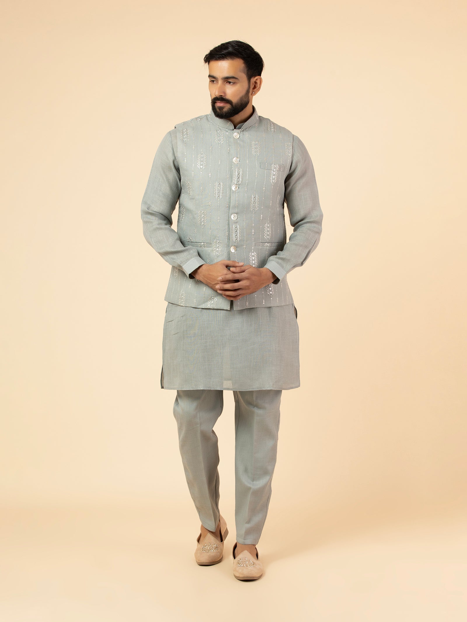 Sterling Mist Jacket Set