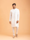 Ivory Minimalist Solid Kurta Set