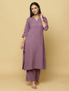 Lavender Textured Co-ord Set