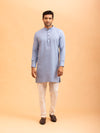 Sky Blue Minimalist Kurta