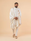 Pearl Allover-Embroidered Sherwani