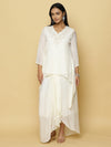 Pearl White Layered Co-ord Set