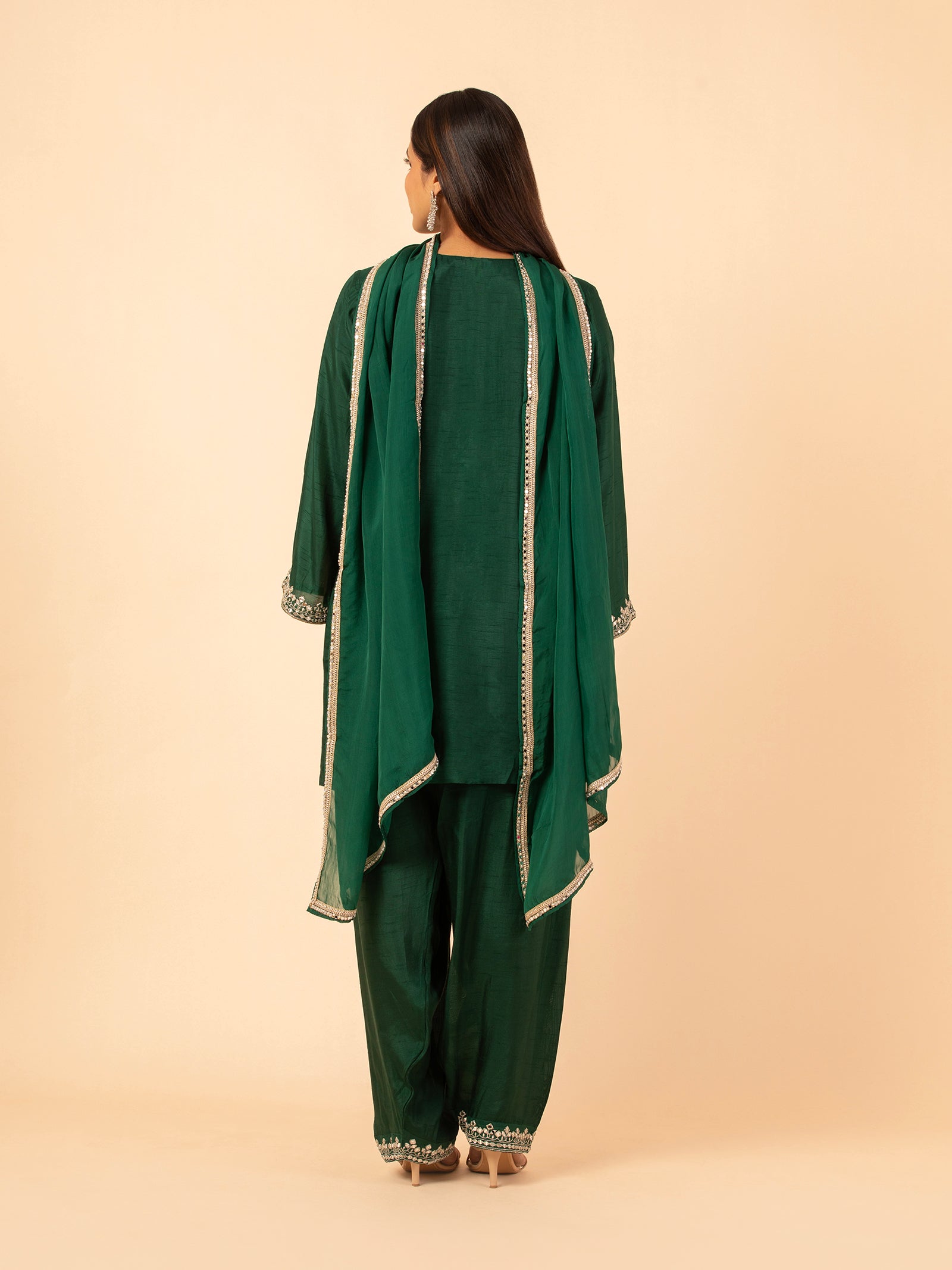 Emerald Heritage Gota Patti Set