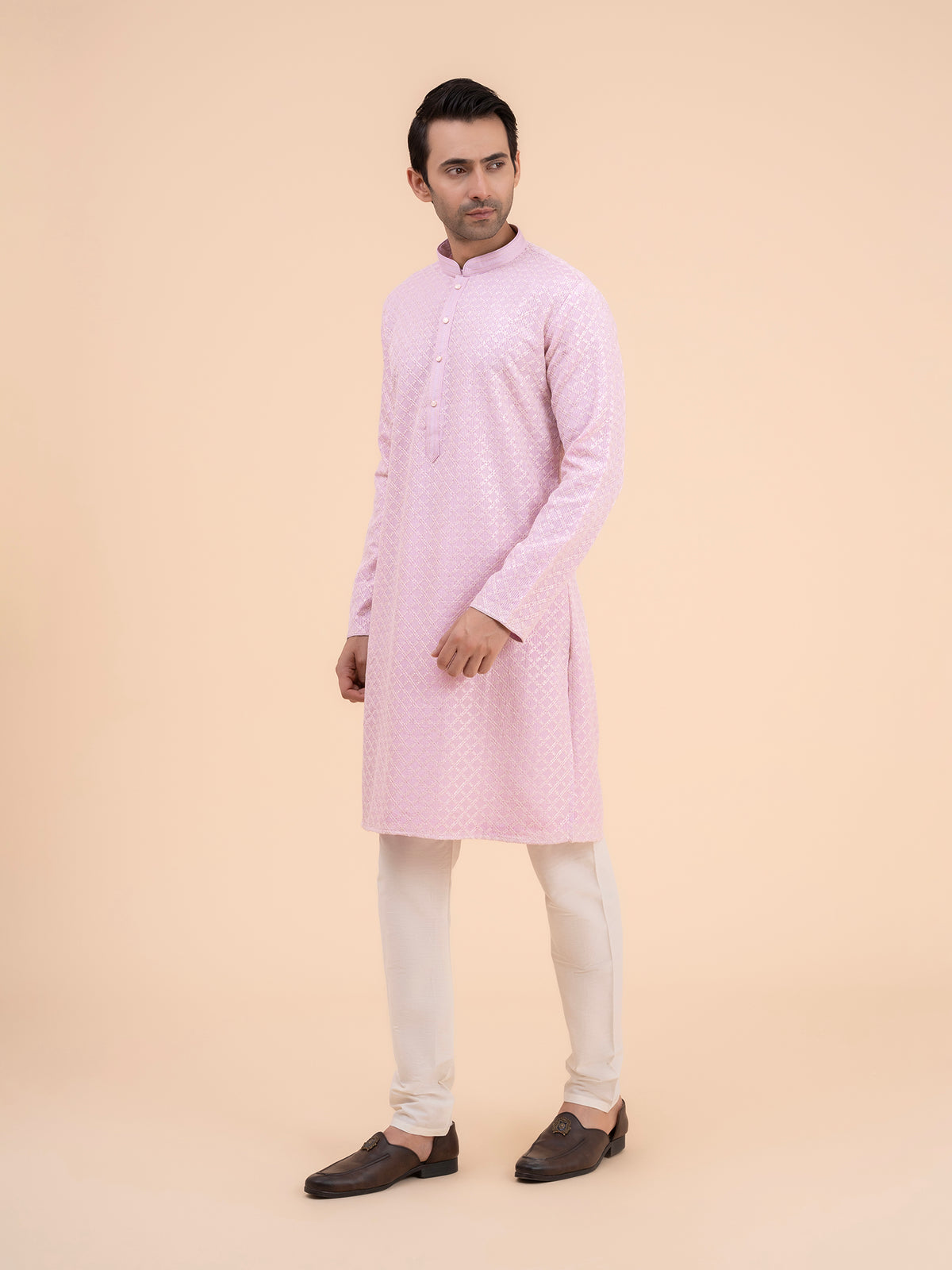 Blush Blossom Kurta Set
