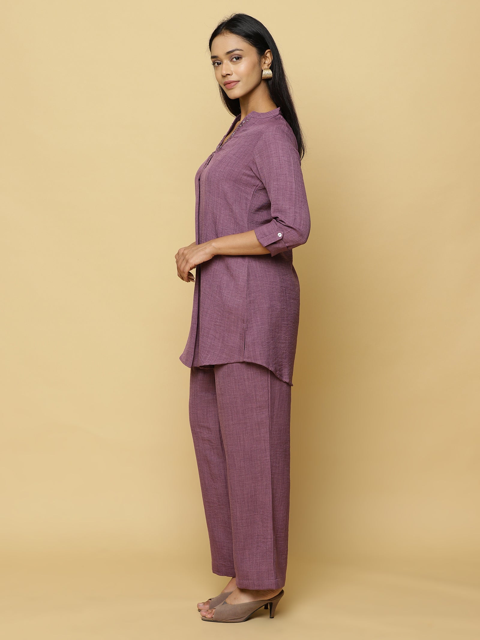 Amethyst  Short Tunic Co-ord Set