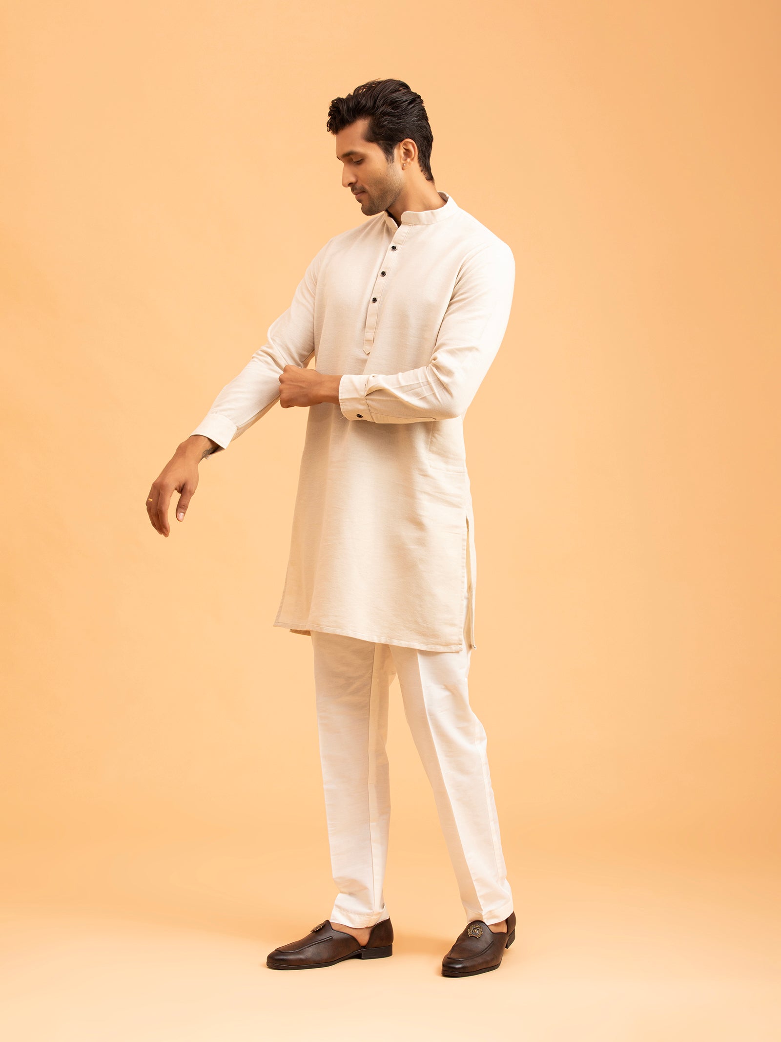 Essential Cream Minimalist Kurta