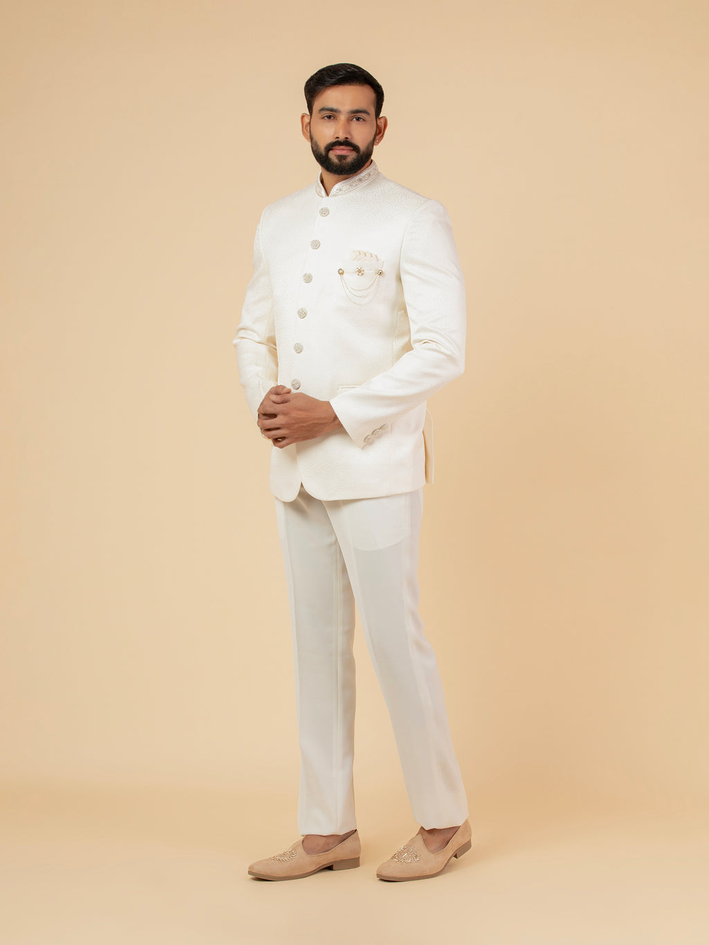 Pearl Arabesque Jodhpuri Set