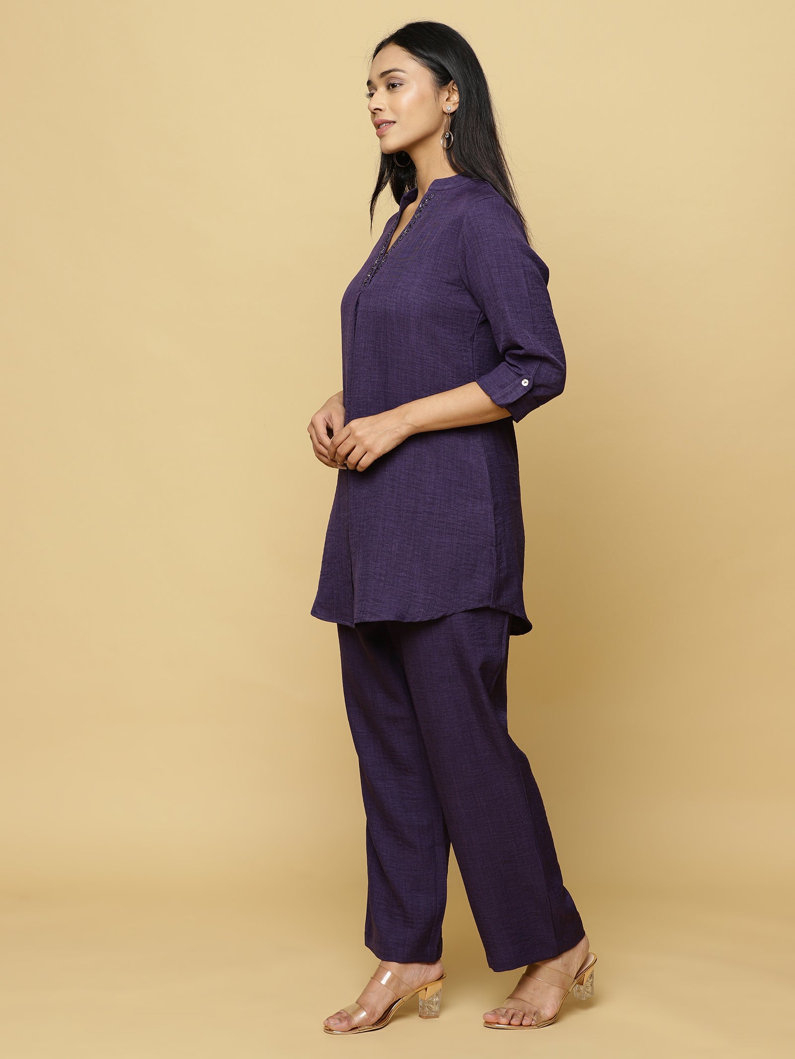 Deep Plum Co-ord Set