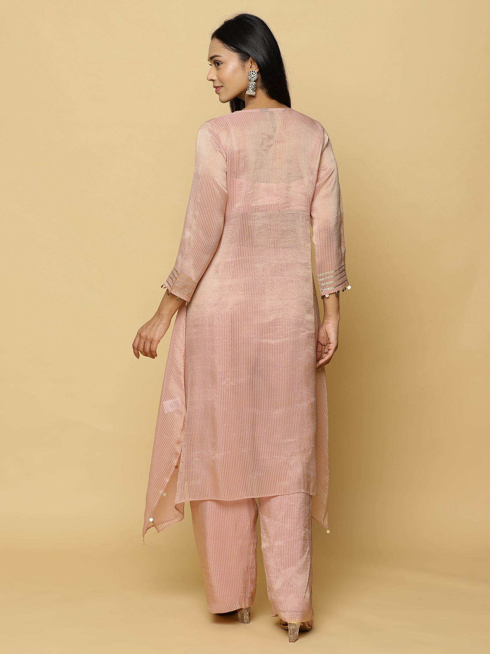 Light Pink Sheer Co-ord Set