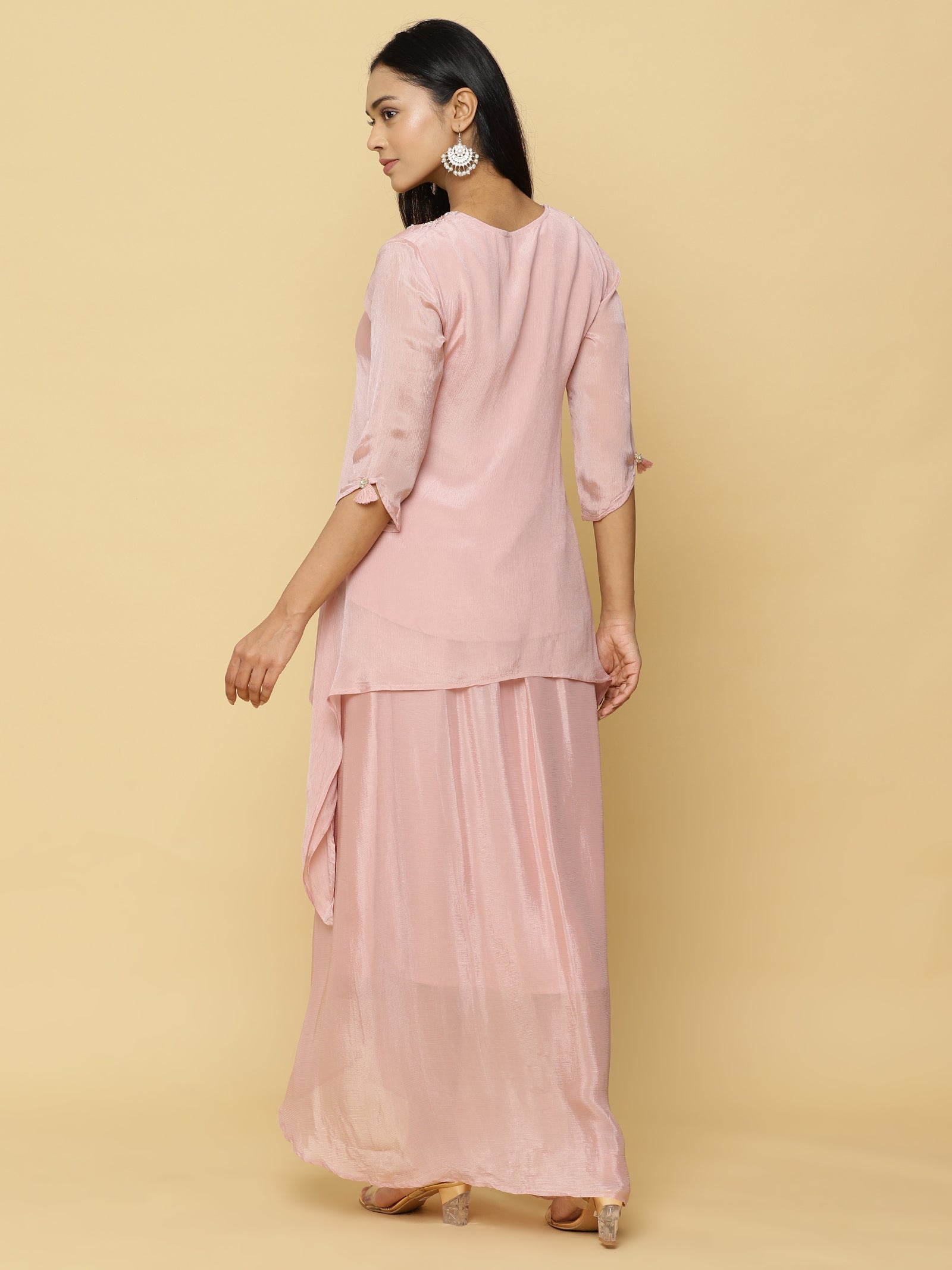 Soft Pink Layered Co-ord Set