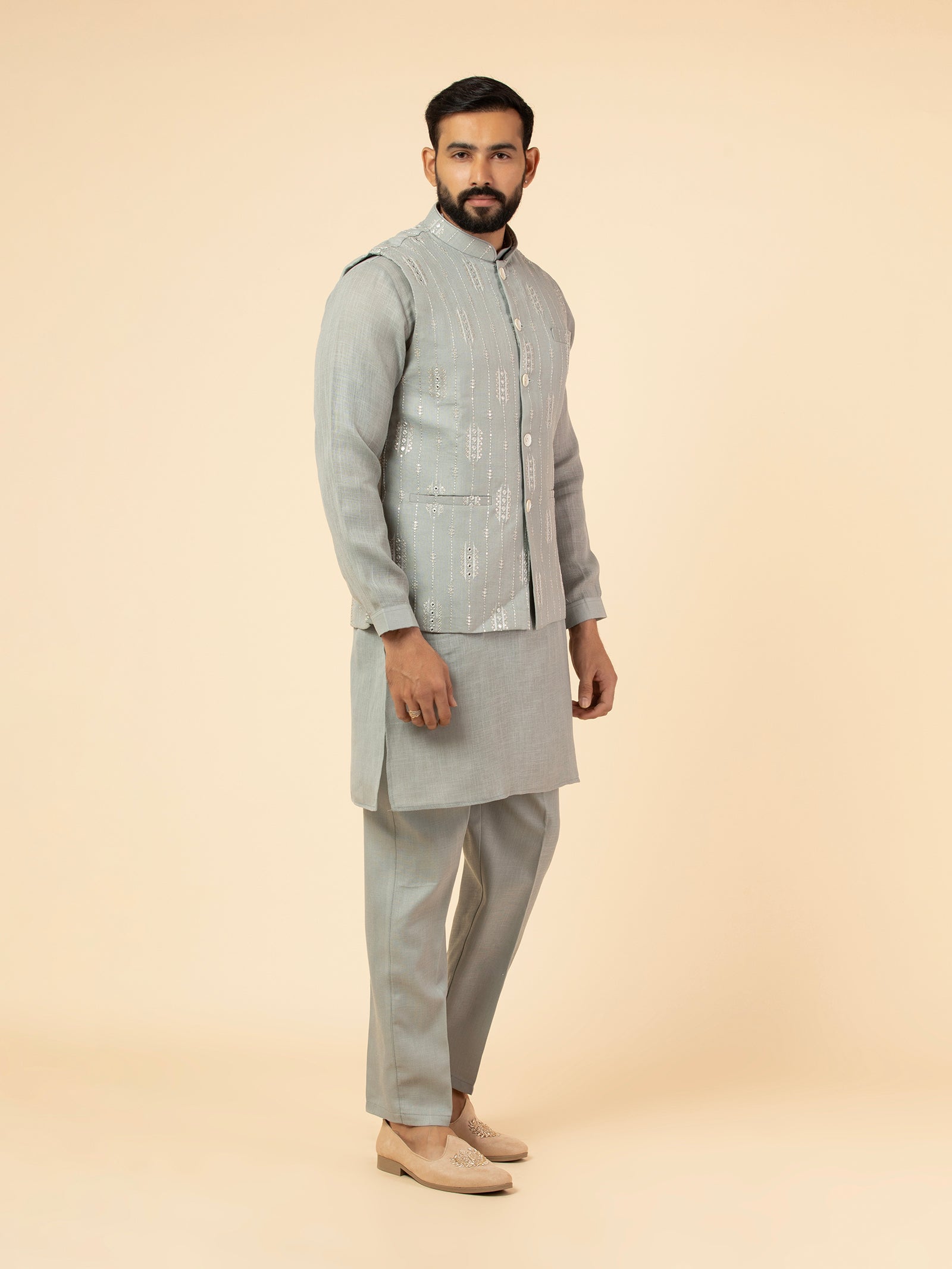 Sterling Mist Jacket Set