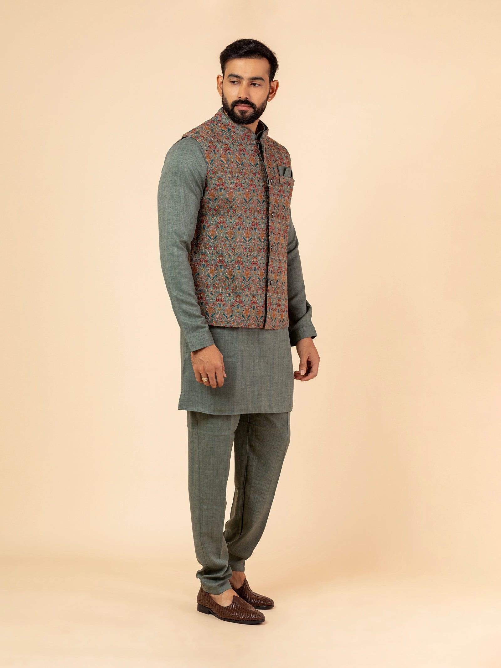 Sage Tapestry Jacket Set