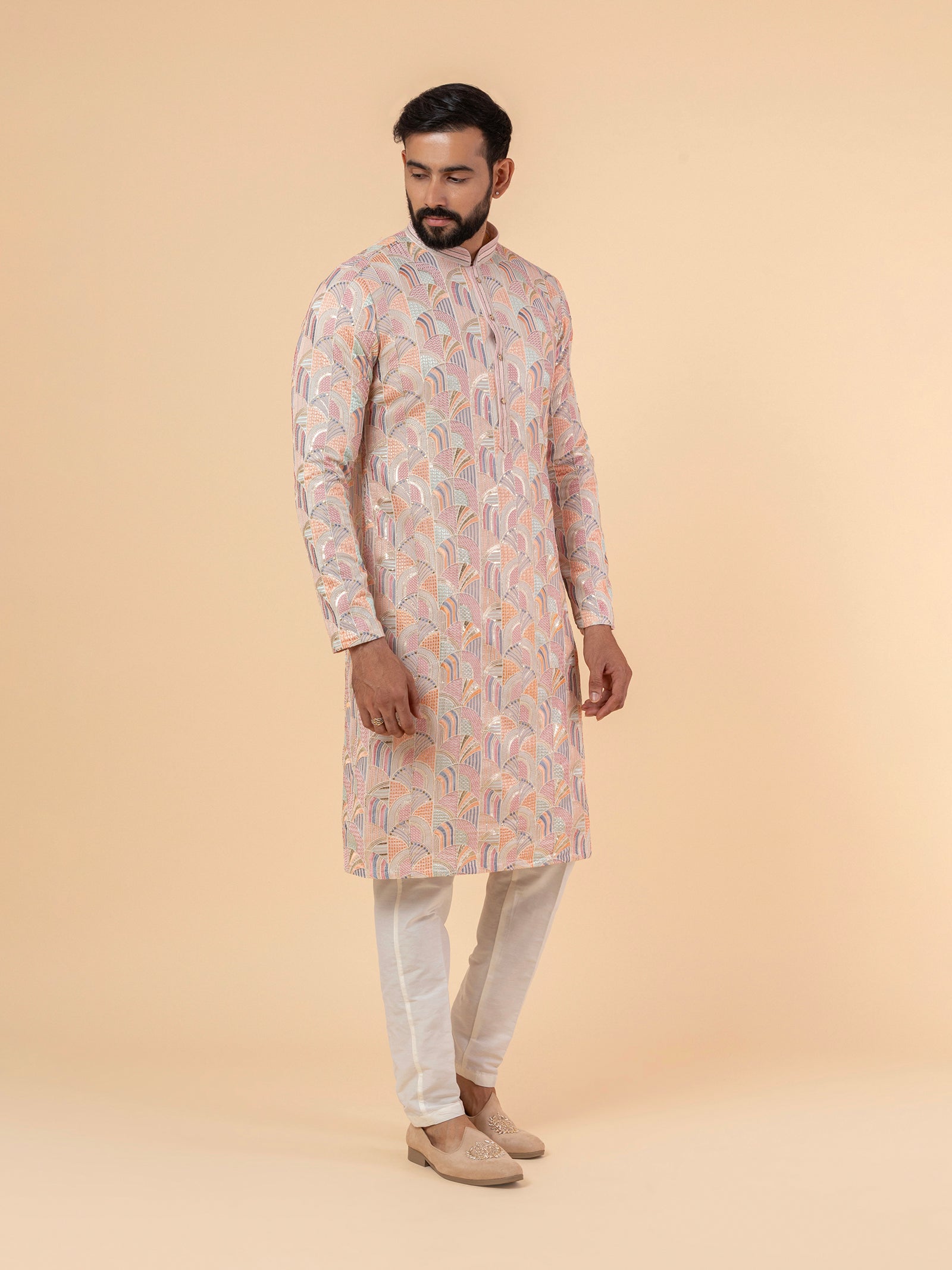 Pastel Prism Kurta Set