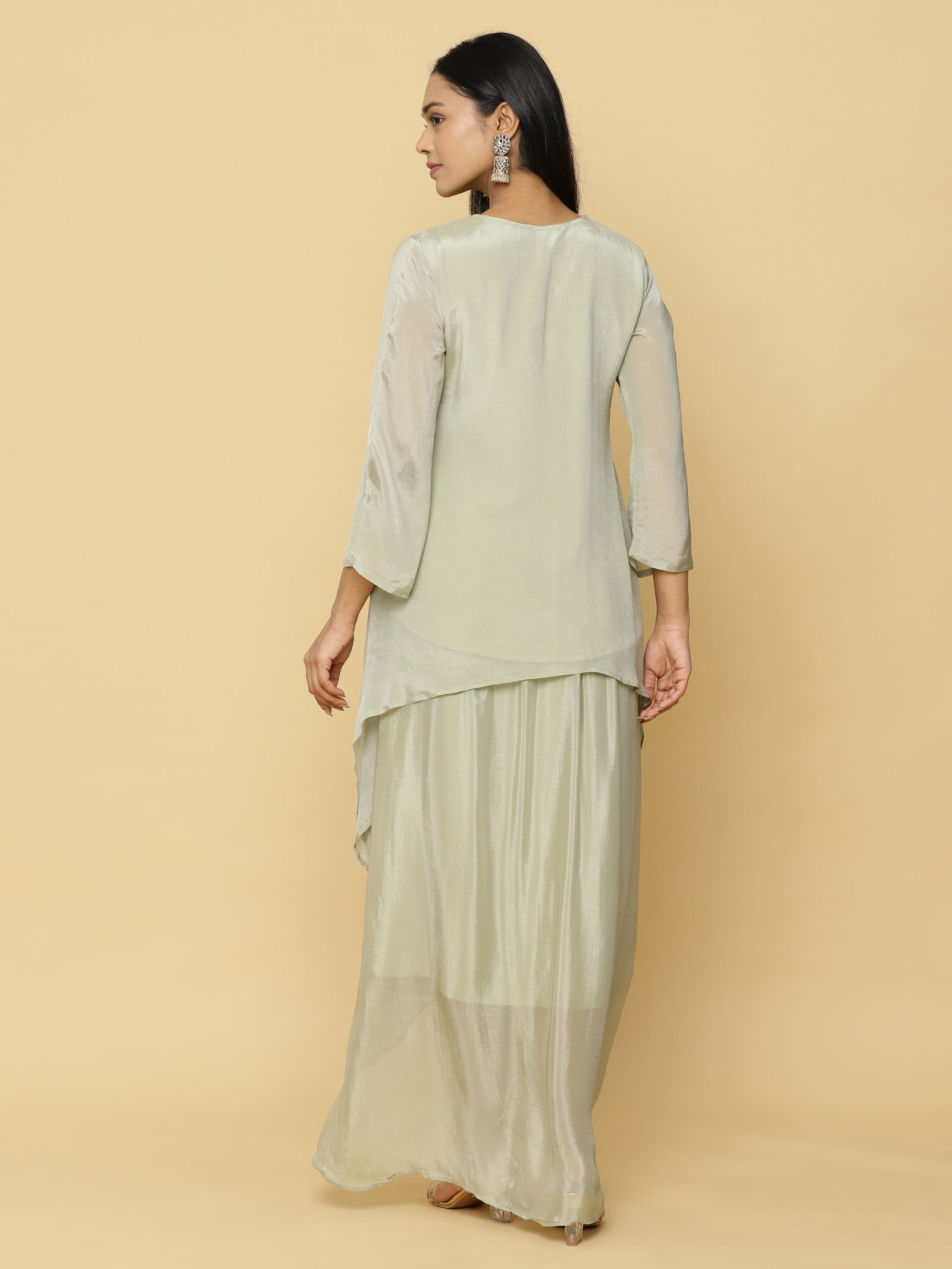 Sage Green Layered Coord Set