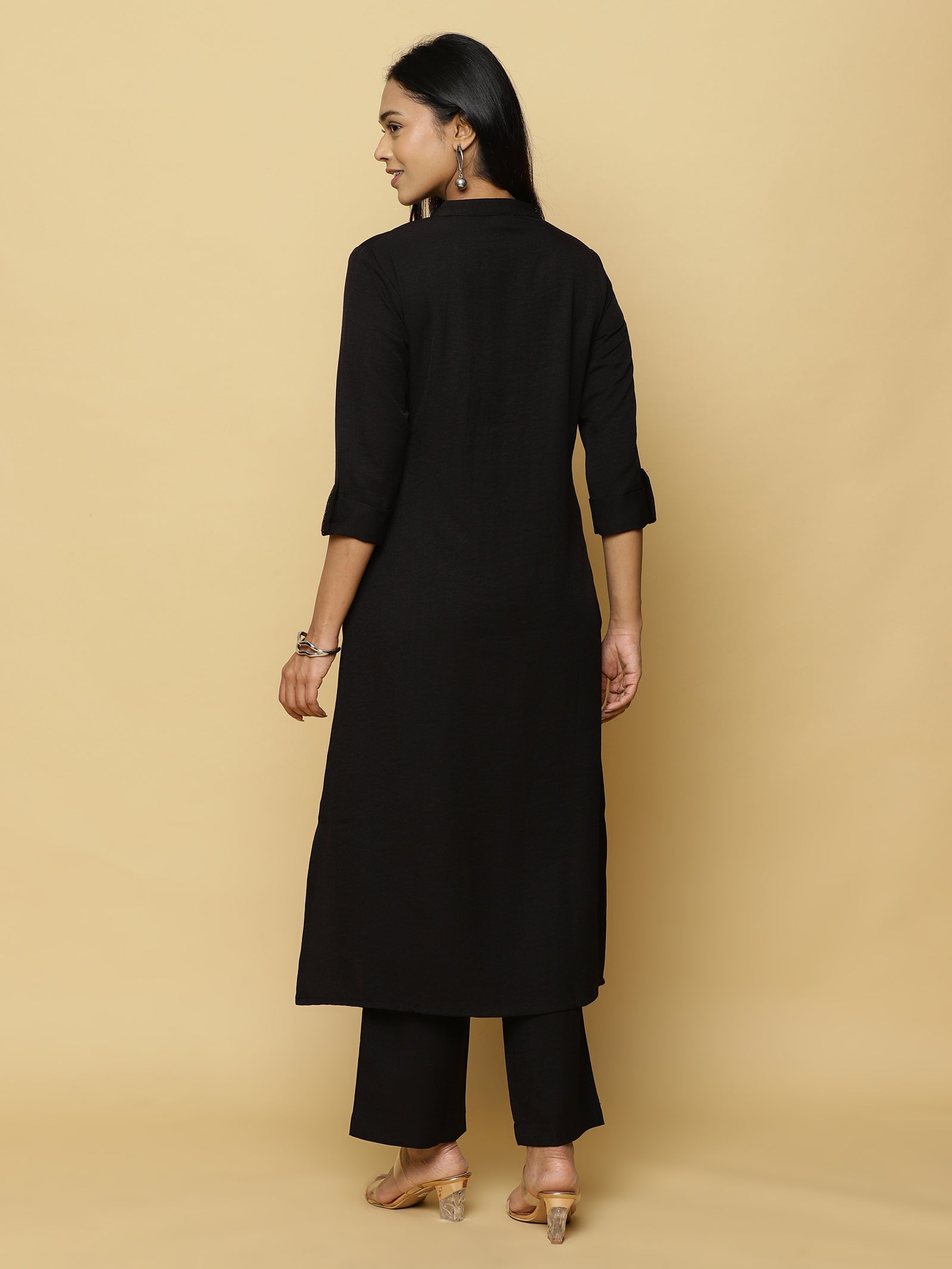 Classic Black Tunic Co-ord Set