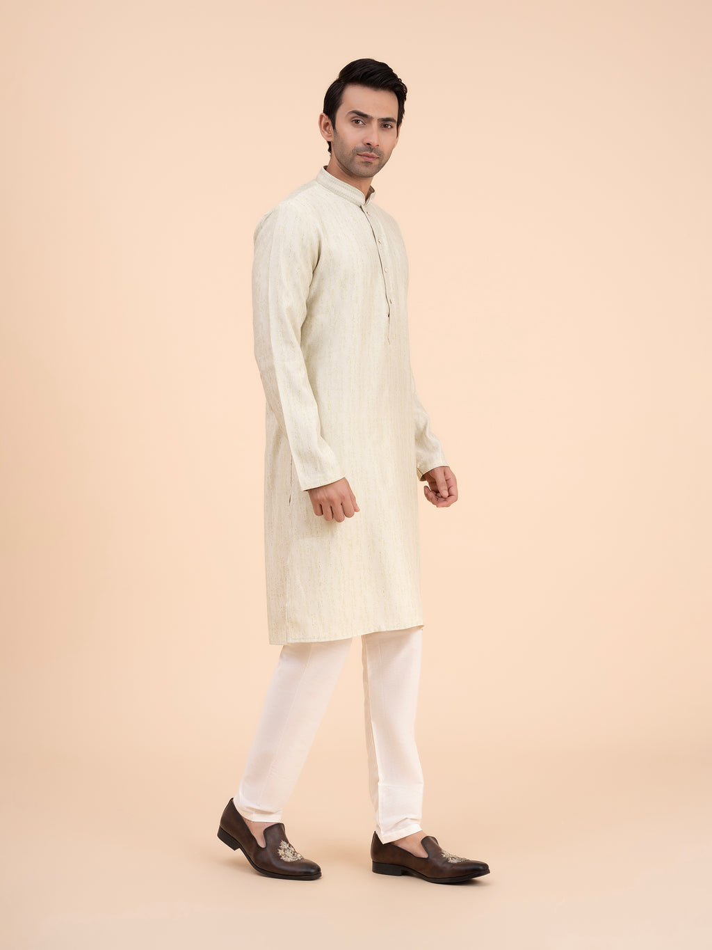 Golden Wheat Kurta Set