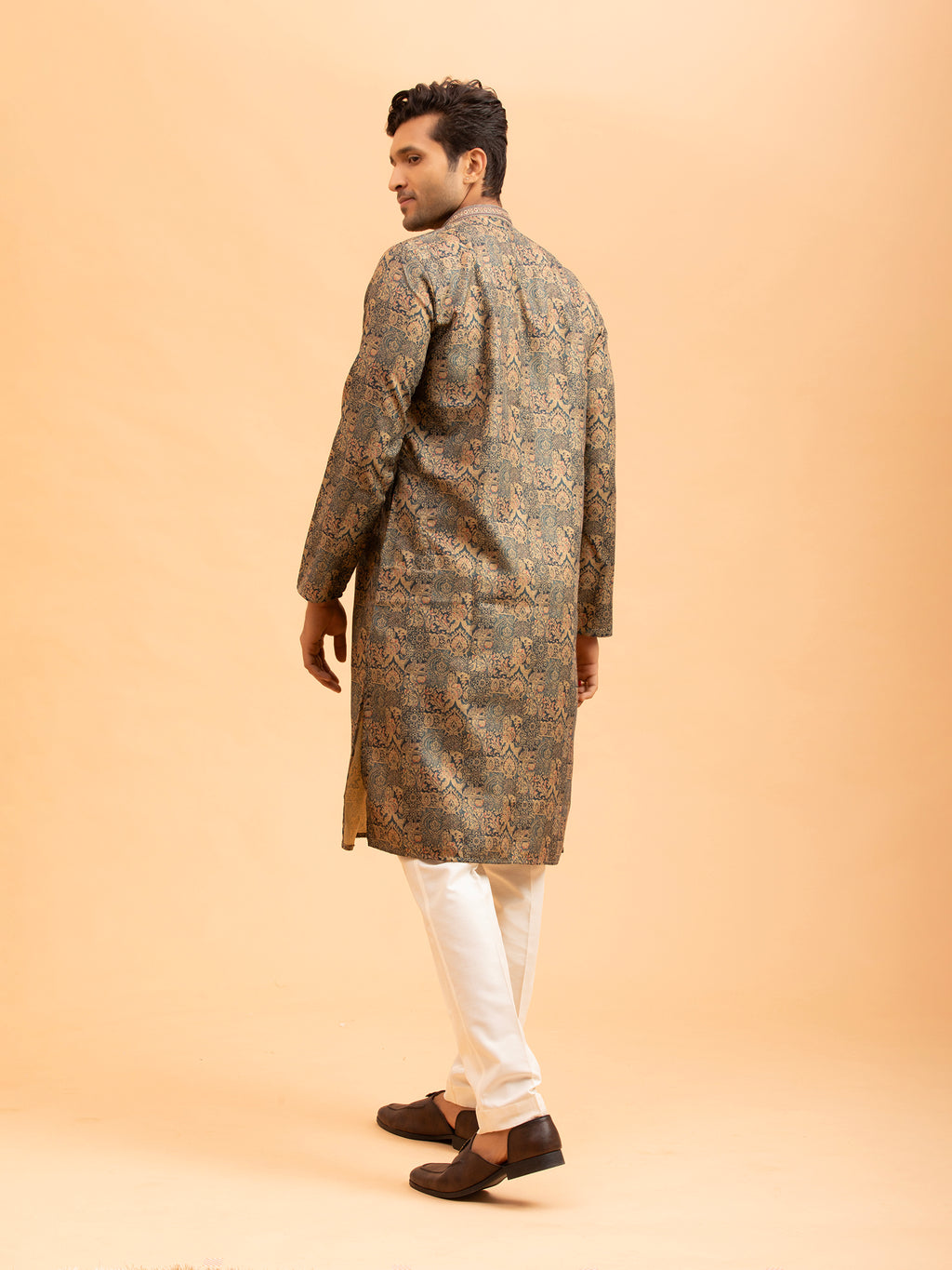 Rustic Gold Paisley Kurta