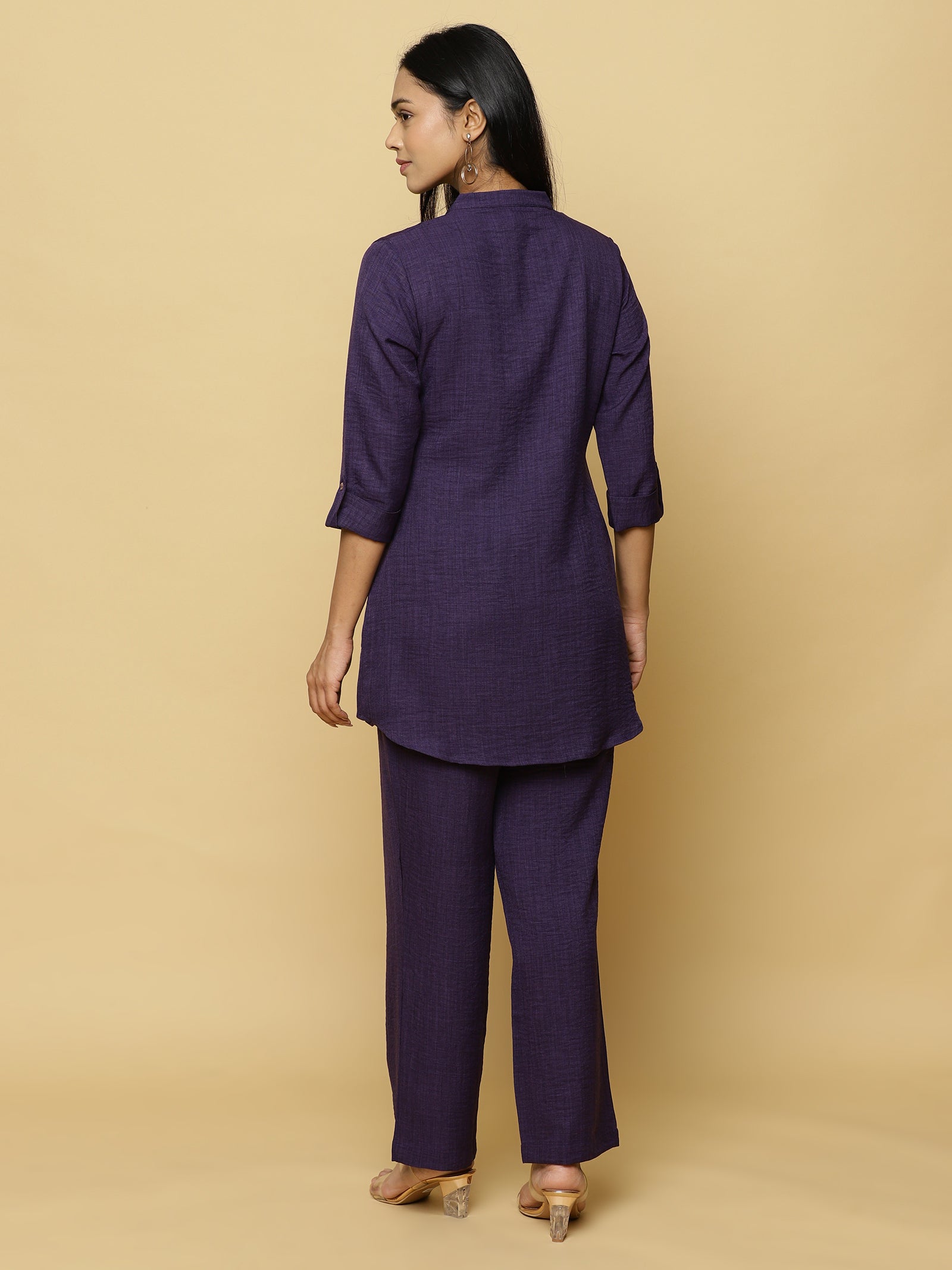 Deep Plum Co-ord Set