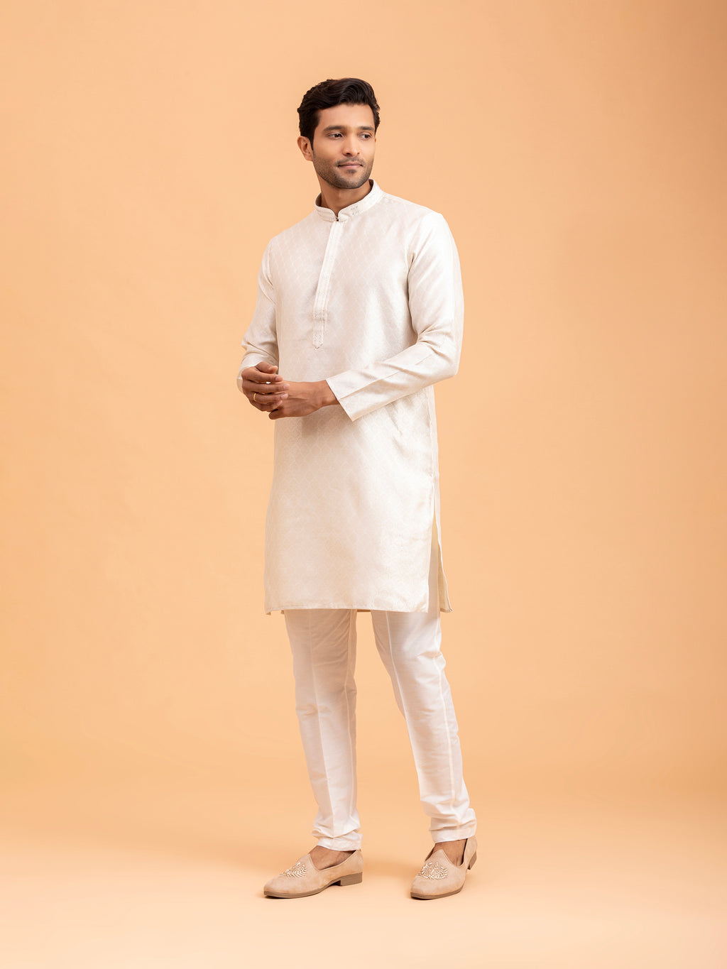 Off White Serenity Kurta Set