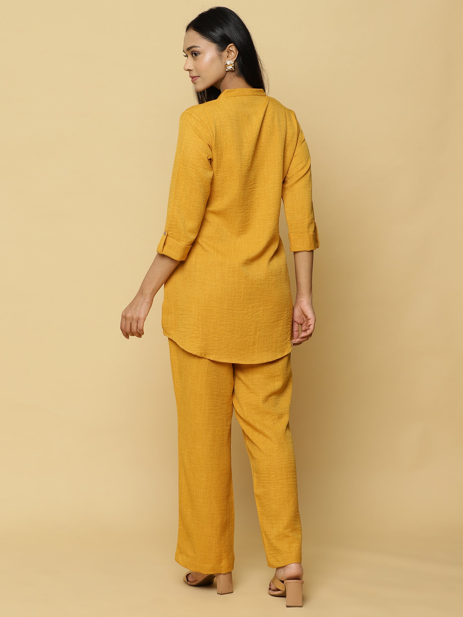 Mustard Short Co-ord Set